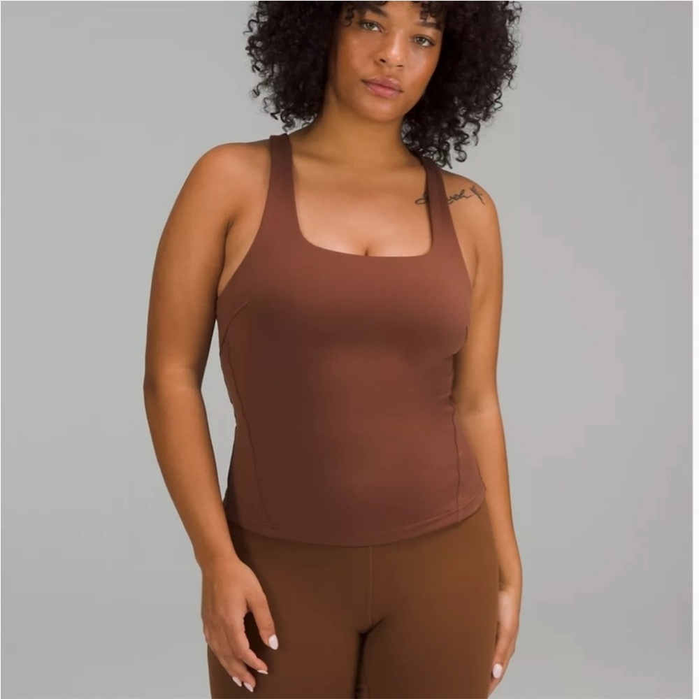 Lululemon InStill Tank Roasted Brown size 0
